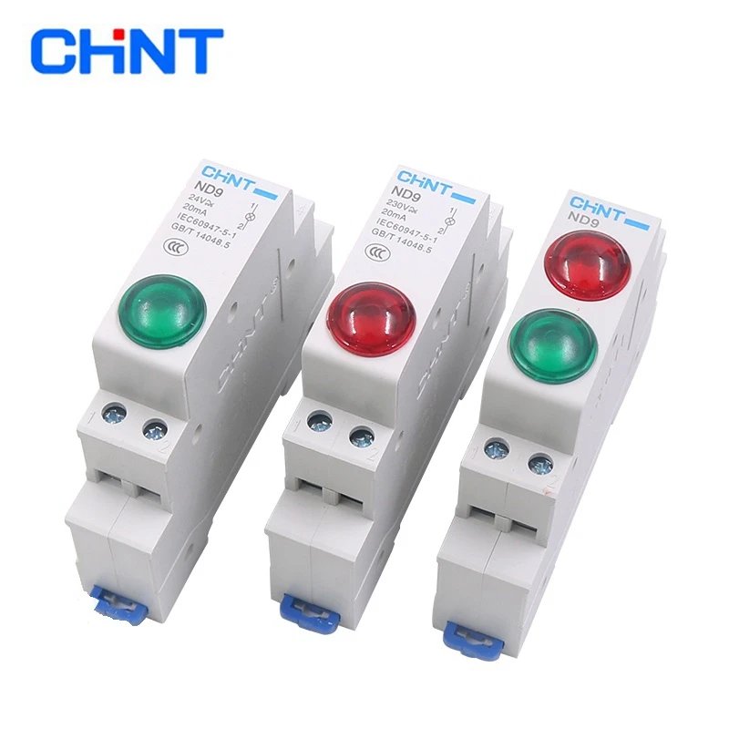 CHINT ND9-1/R گڵۆپ ئیشارەی چەنت حەجمی جۆزە 1P سور