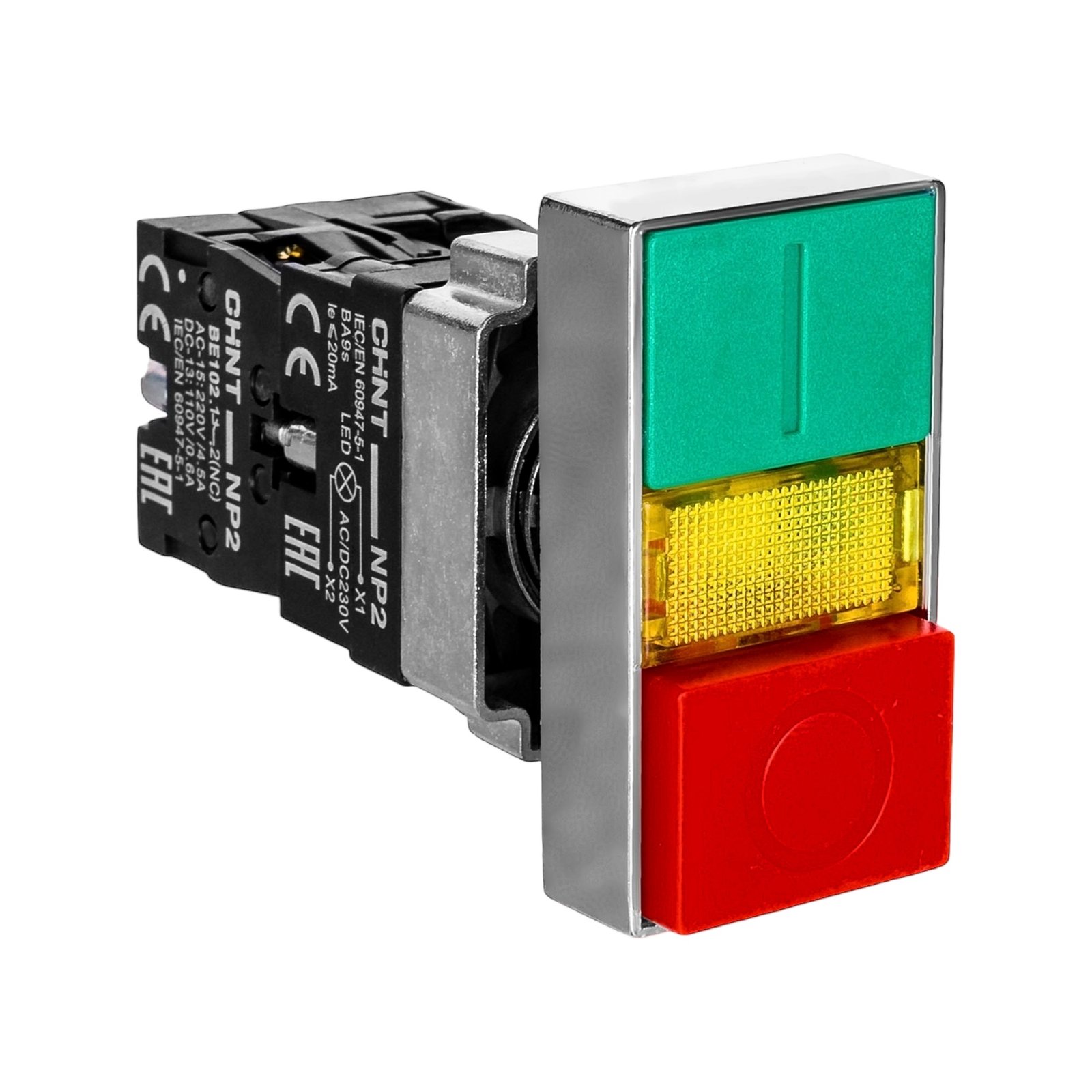 CHINT NP2-BW8465 بوشی دەبڵ گڵۆپدار ئاسن چەنت