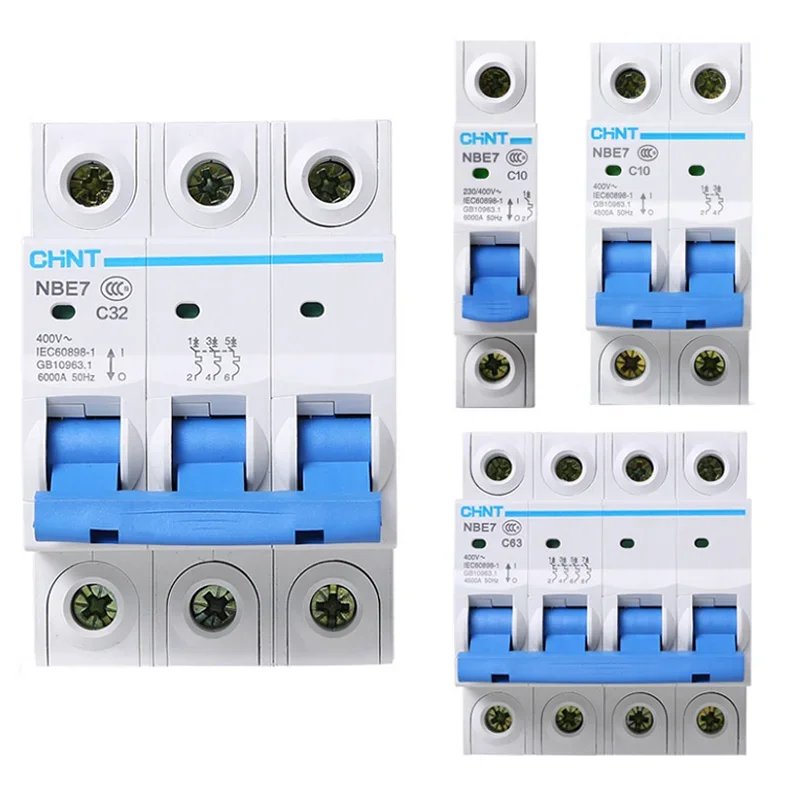 CHINT NB7 MEN 4P C40A مین چەنت چوار پوڵ